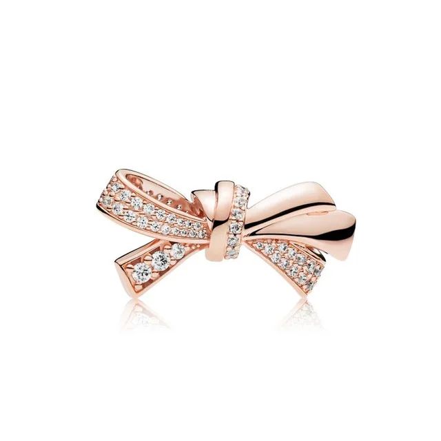 

Fanier 100% 925 Spring Visualization Pink Slice Silver Glow Esterline Hearts Ring Earring Bracket Charm Clip Released Successively