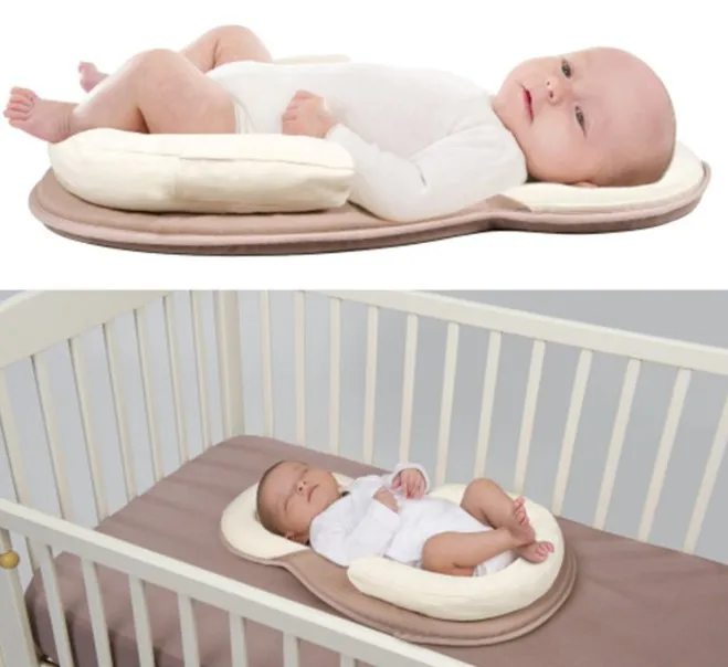 Новорожденный детский матрас Подушка детская подушка для сна позиционная площадка предотвращает плоскую форму головы против скатывания подушки Прямая поставка