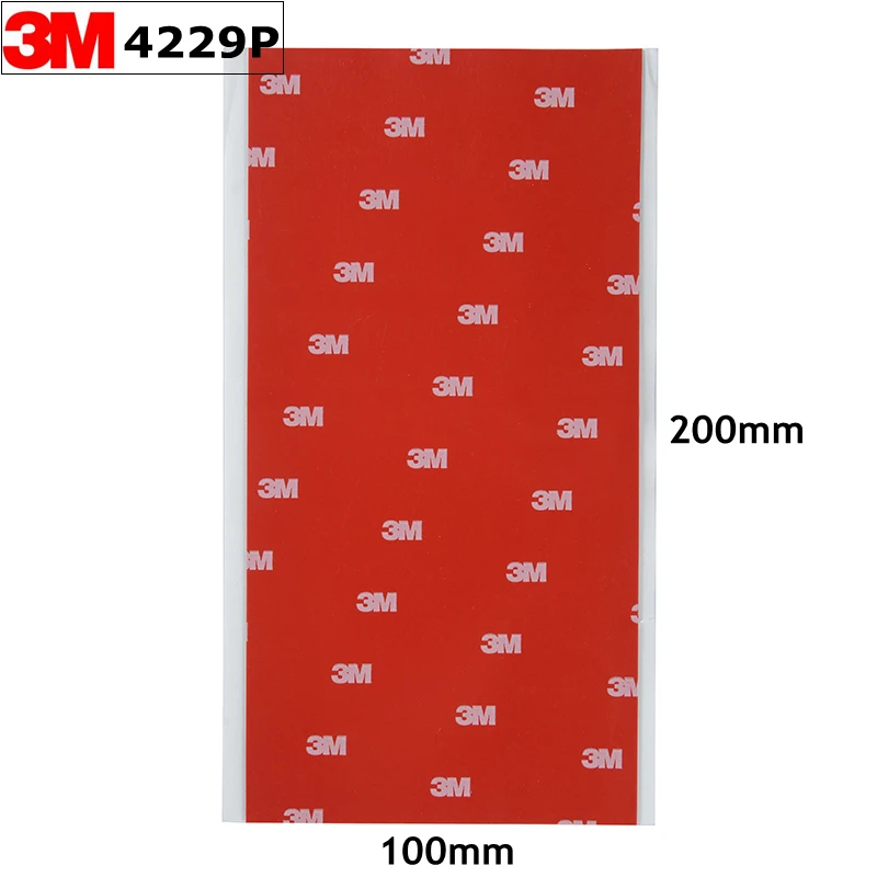 

10pcs/lot Wholesale 3M Automotive Car Tape 3M 4229 Double Sided Adhesive Acrylic Foam Tape Mounting Tape Gray 200mmx100mmx0.8mm