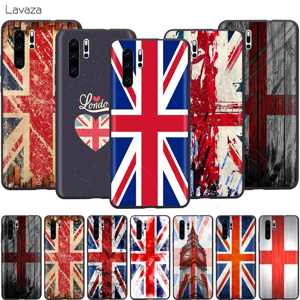 Lavaza England British English Uk Flag Case for Huawei Mate Y7 Y9 P8 P9 P10 P20 P30 P40 Max Lite Pro P Smart Mini |