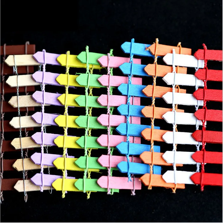 

10 colors mini fence miniatures fencing fairy garden gnome moss terrariums resin crafts decorations for home and garden kawaii