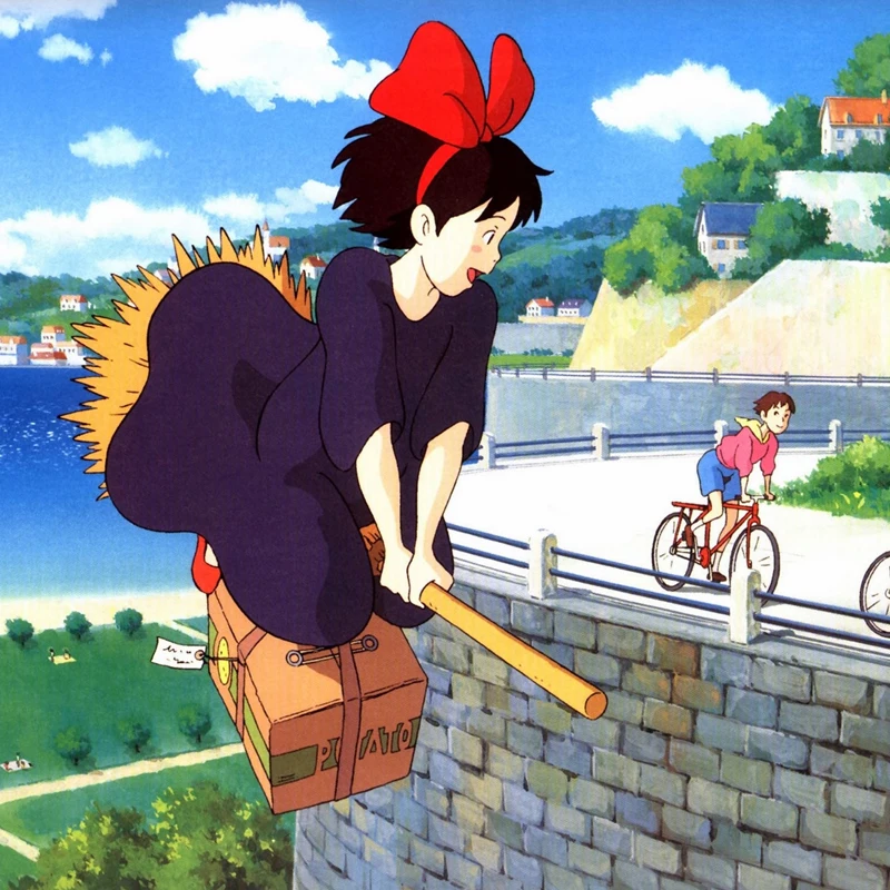 Картинки из аниме ведьмина служба доставки