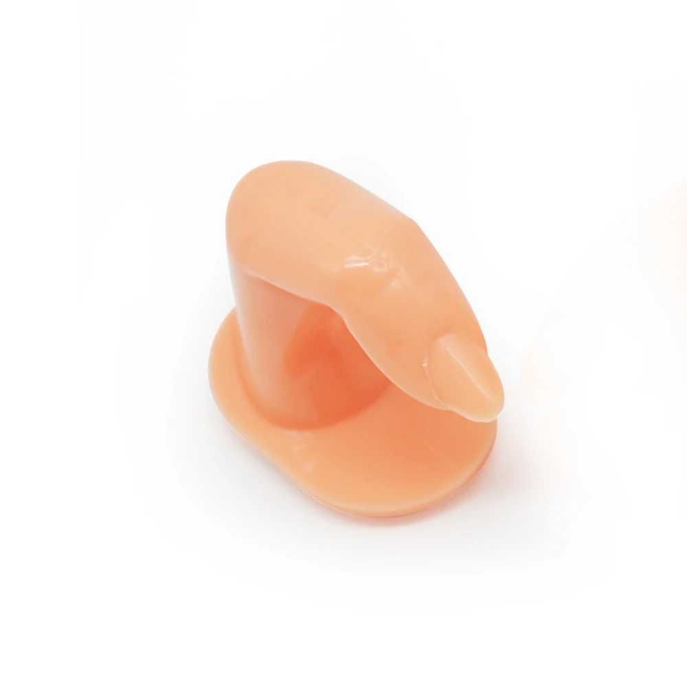 

2 PCS Professional Fake Nail Art Model Practice Training Finger Manicure False Nail Tips Display Salon Tools