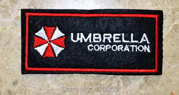 

Free Shipping ~ Red UMBRELLA Embroidered Sew on or Iron On Patch~ Wholesale DIY accessory Applique Badge