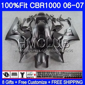 

Injection Body For HONDA Matte black CBR 1000 RR 06 07 CBR 1000RR 71HM.9 CBR1000RR 06 07 CBR1000 RR 2006 2007 OEM Fairing kit