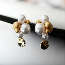 MHS. SUN,, Классическая жемчужная блестящая Серьга для женщин, классические серьги, серьги, известный бренд, дизайн, Трендовое ювелирное изделие для девушек