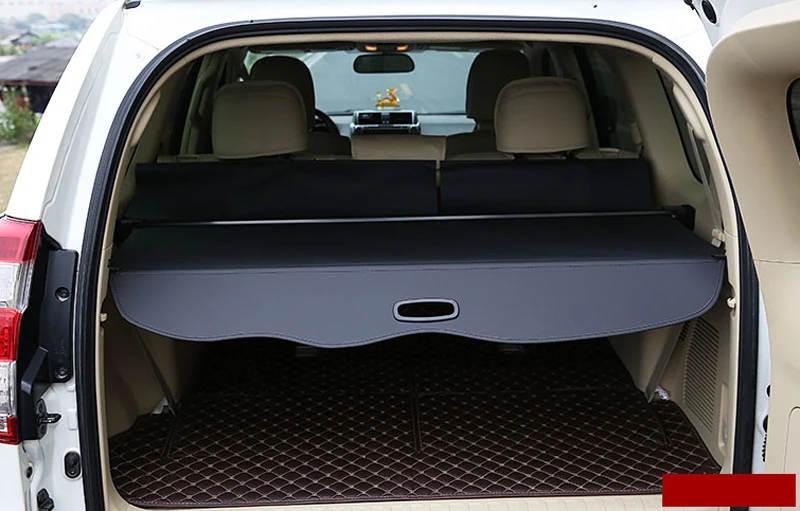 

Black Rear Boot Trunk Cargo Cover Security Shield Shade For Toyota Land Cruiser Prado FJ150 2010-2018