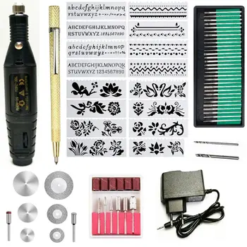 

70pcs Electric Micro Engraver Pen Mini Diy Vibro Engraving Tool Kit For Metal Glass Ceramic Plastic Wood Jewelry EU US Plug