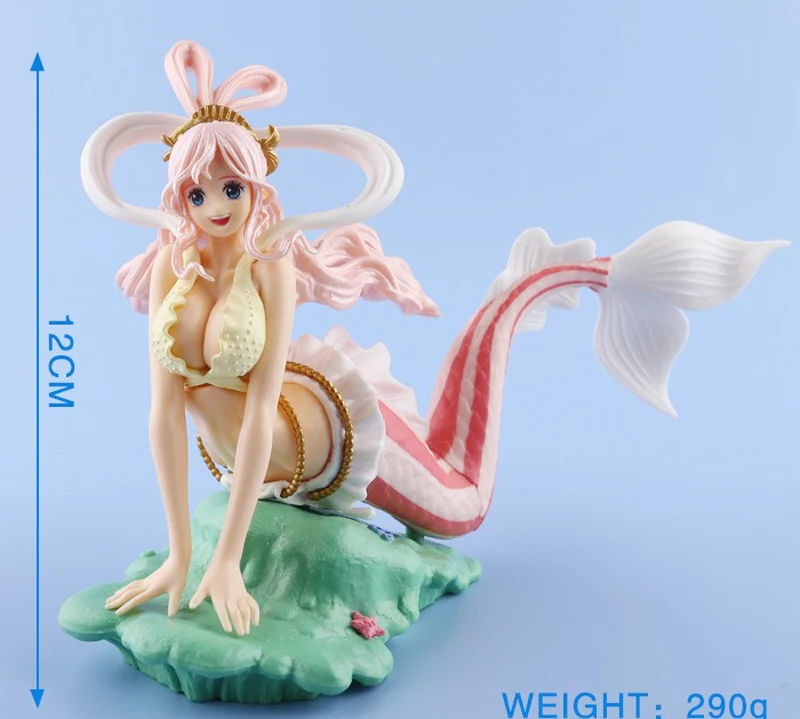 ПВХ Аниме ONE PIECE блеск гламуры принцесса ширахоши Фигурка Русалочка формовочная модель игрушки для девочек подарок кукла коллекционные вещи