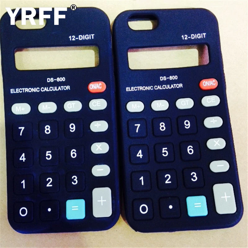 

YRFF Calculator model soft phone Case for apple iphone 5 5g 5s silicon phone Back cover cases