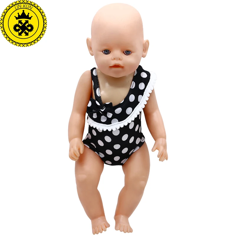 18/" Doll Green /& Black Polka-Dot Bikini fits 18/" Doll Swimsuit