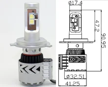 YY 2 шт. H11 H8 H4 H7 9006 72 Вт 12000LM 6500 К CREEXHP50 СВЕТОДИОДНЫЕ Автомобиля Фары Авто Фары Противотуманные Фары Лампы DRL Super White оптовая