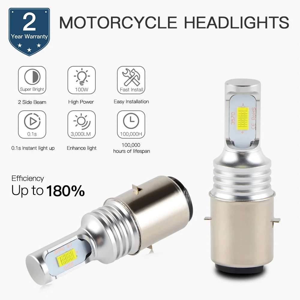 NICECNC 100 Вт светодиодный лампы для передних фар KTM 250 450 690 SX SXF XC XCF XCW SMC SMR Husaberg FE250 350 390