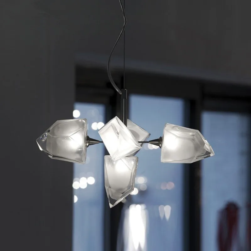 

Modern Nordic Glass Chandeliers Metal LED ceiling chandelier For Living Dinning Room Kitchen Fixtures Ceiling Hanglamp Lighting