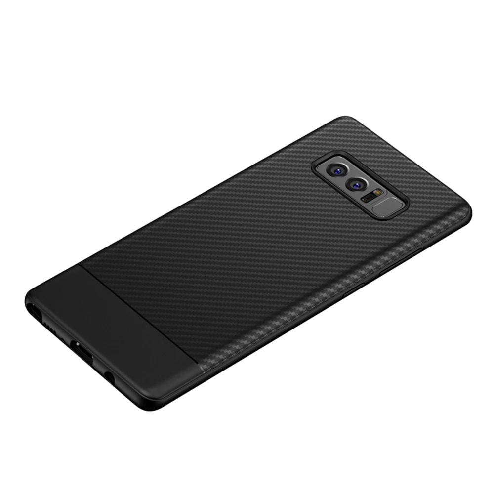 Чехол из углеродного волокна для Samsung Galaxy S8 Plus Note 10 pro силиконовый чехол 8 S9