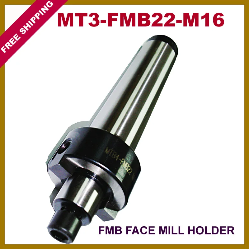 Free Shipping MT3 FMB22 M16 Face Mill Arbor Shell end mill arbor Morse taper tool holder
