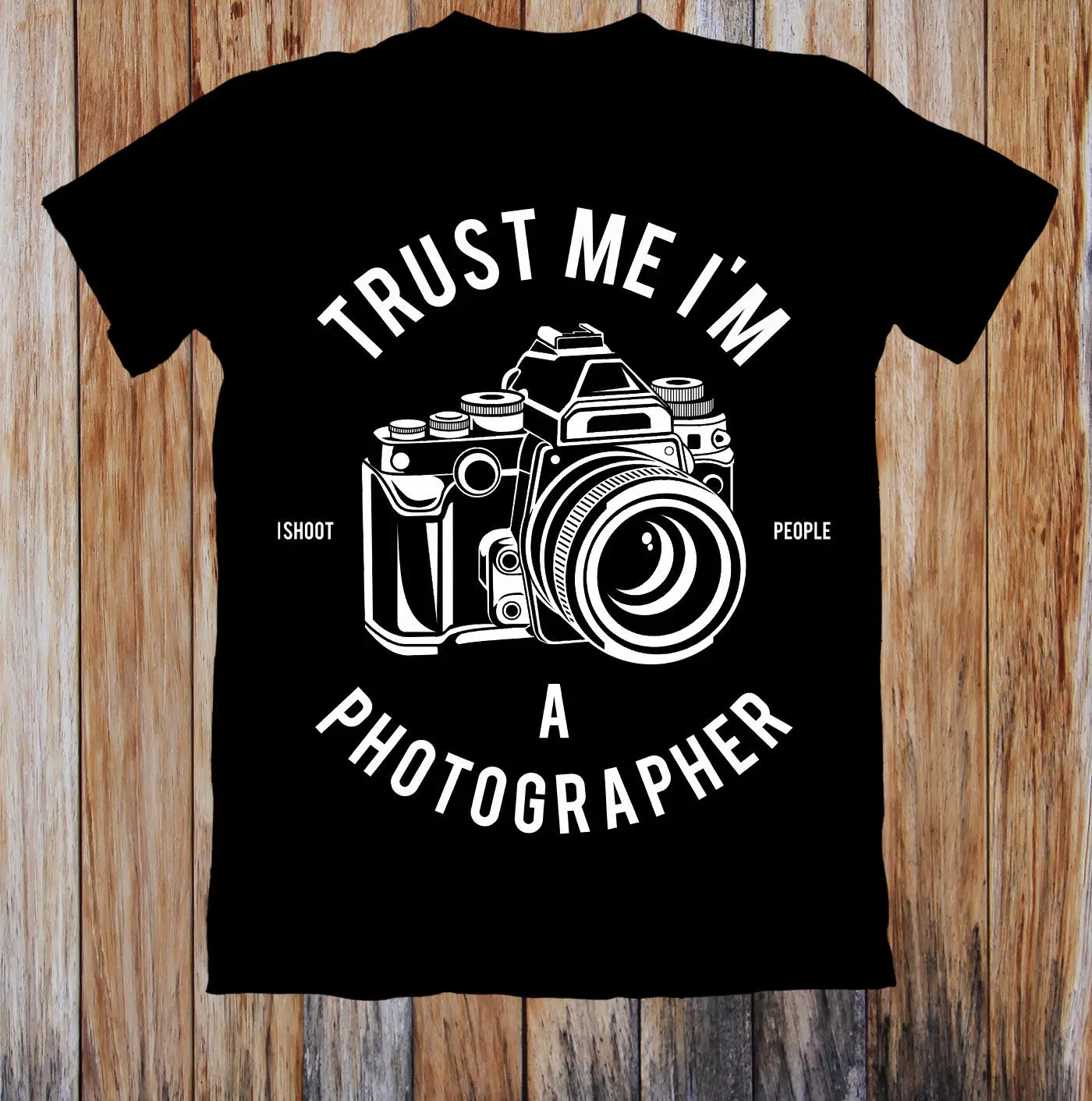 Мужская футболка в стиле унисекс TRUST ME I'M A PHOTOGRAPHER Повседневная с надписью pride