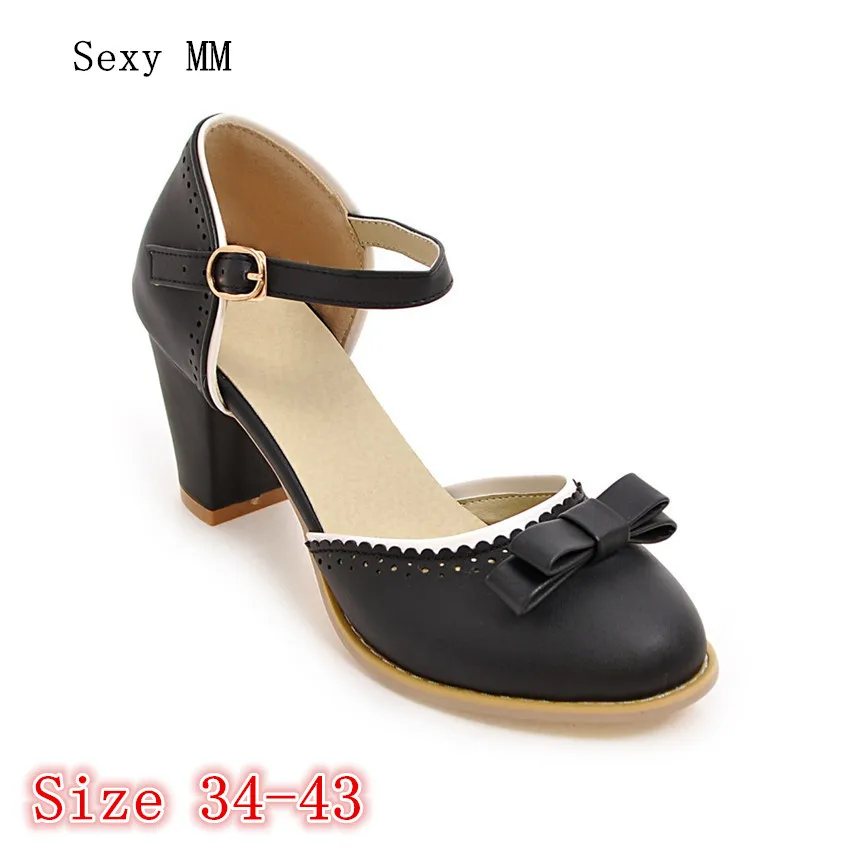 

High Heels D'Orsay Ladies High Heel Shoes Women Stiletto Woman Party Wedding Shoes Kitten Heels Plus Size 34 - 40 41 42 43