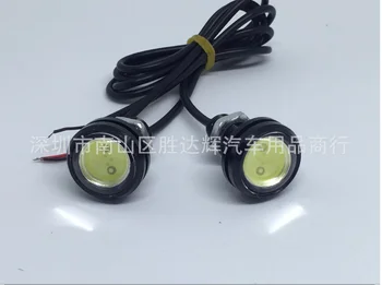 

by DHL or Fedex 1000pcs motorcycle 23mm Eagle Eye Light Running Backup Car Motor Led Parking Signal Waterproof Fog Lamps