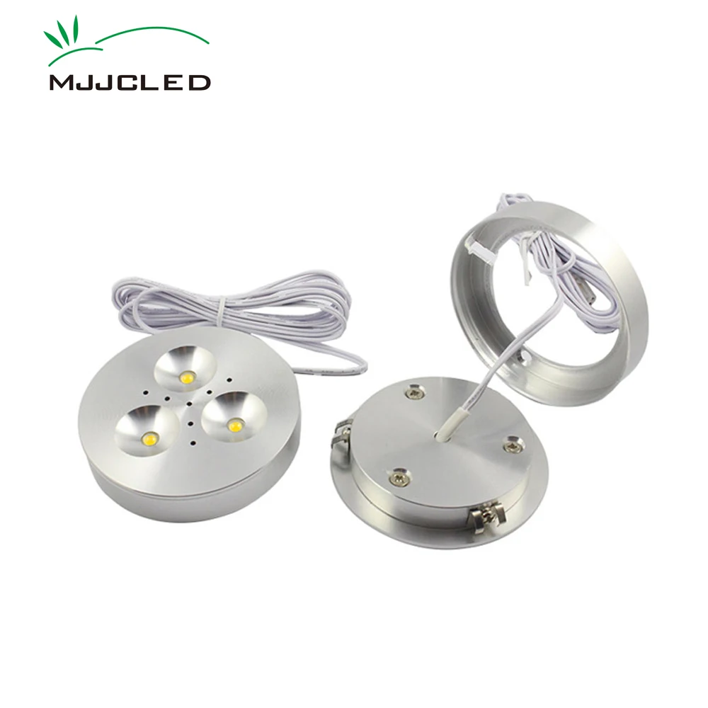 

LED Puck Light 12V LED Under Cabinet Puck Light Warm Natural Cool White LED Downlight 12V for Under Kitchen Counter Furniture