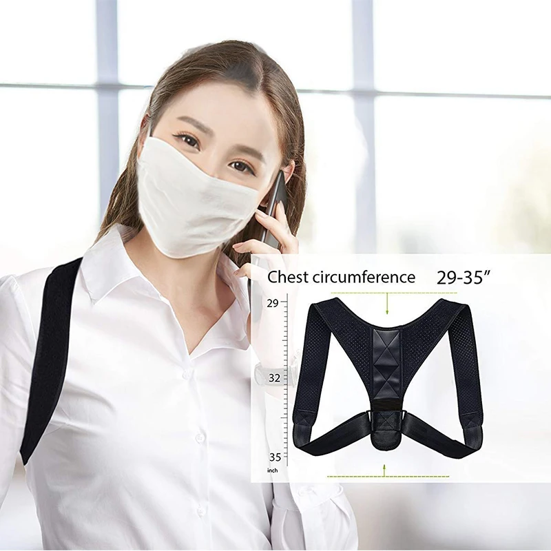 

Braces Supports Back Support/Brace Posture Corrector De Postura Man Women Back Corset Orthopedic Brace Shoulder Correct PC4018