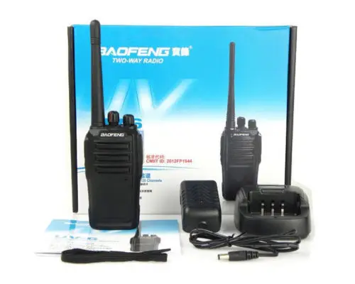 

Baofeng BF UV6 Walkie Talkie 400-470MHz&136-174Mhz VHF+UHF Dual Band 5W 128CH Handy Hunting Radio Receiver With Headfone