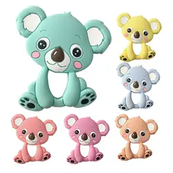 New style Baby Teethers Silicone Teething Toys Cute Koala Chew Koala Teether Baby Chew Toy Free Silicone Teethers