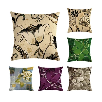 

Plant flower Cushon Cover, science moment, sofa fair cover, picowase 45 * 45 cm, home science