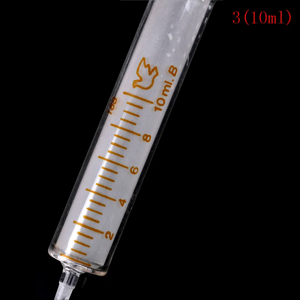 1 шт. 2 мл 5 мл 10 мл 20 мл стеклянный шприц инжектор пробоотборник дозирования с чернилами химической медицины