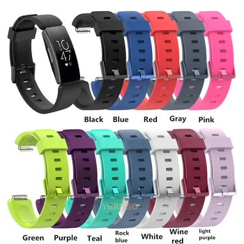 

100pcs For Fitbit Inspire Bands Silicone Sports Replacement Wristband Bracelet Strap for Fitbit Inspire HR Fitness Accessories