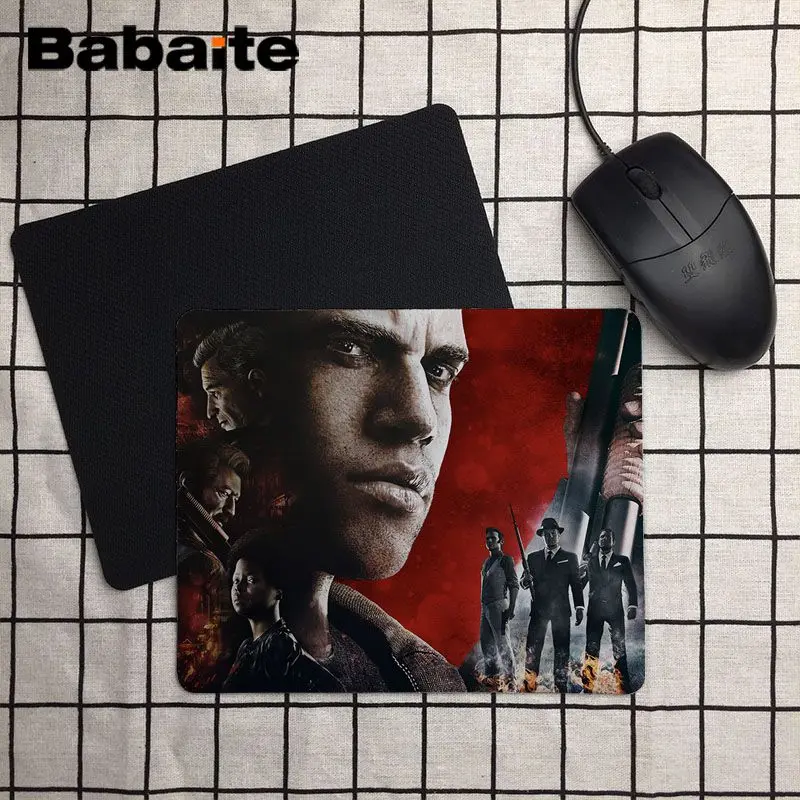 Babaite Mafia III DIY дизайн игровой с узором коврик для мыши Размер 18x22 см Скорость версия