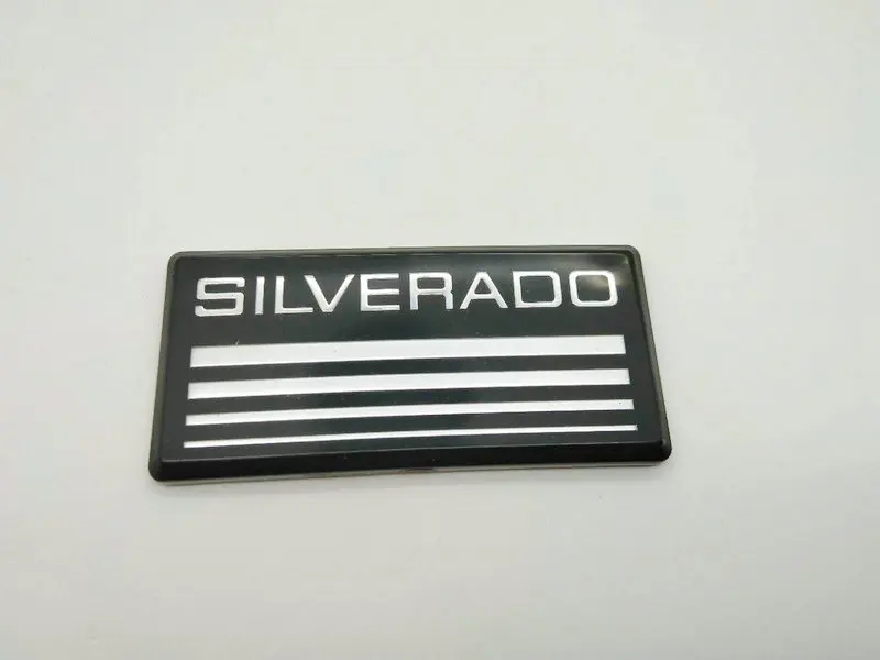 

1 PCS New Silverado 1500 2500 3500 emblem badge pillar for Chevy 1988 89 90 91 92 93 94 car styling