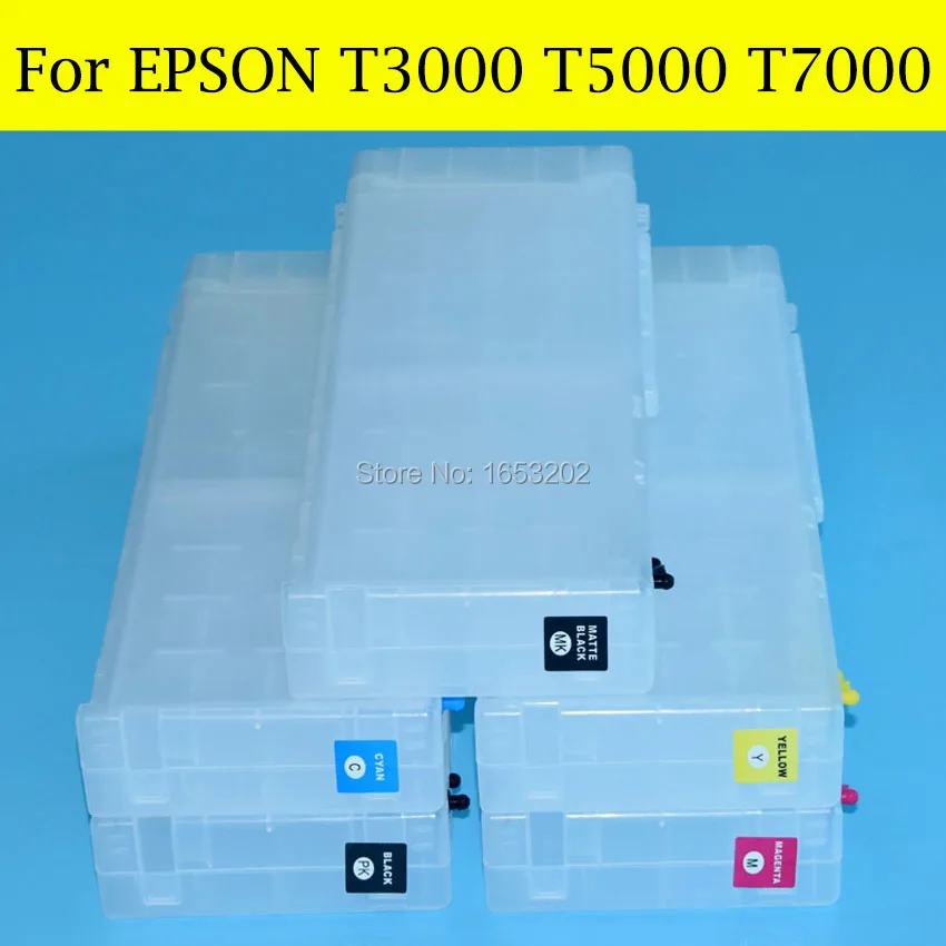 T6941-T6945 пустой 700 мл широкоформатный чернильный картридж для EPSON SureColor T3000 T5000 T7000 принтер с одним чипом