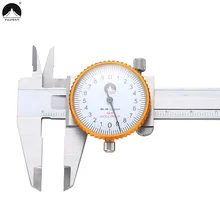 Cheaper FUJISAN Dial Caliper 0-100mm/0.02mm Vernier Caliper Stainless Steel Shock-proof Metric Micrometer Gauge Measuring Tools