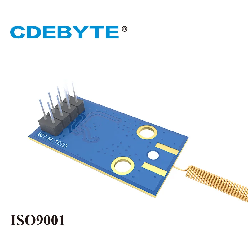 E07 M1101D TH CC1101 433 МГц 10 мВт пружинная антенна беспроводной трансивер CDEBYTE uhf10mW мгц