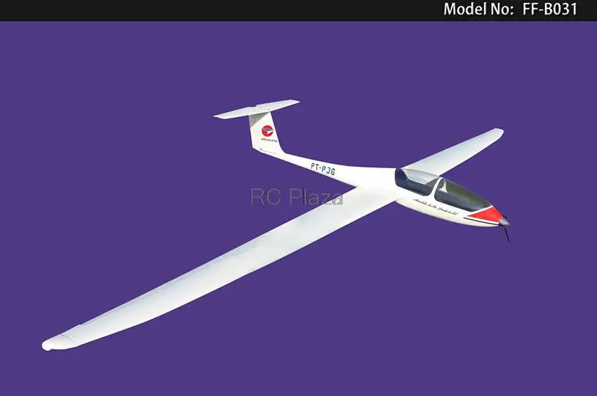 Grob-G-103 Электрический планер PT-PJG с тормозом 3000 мм АРФ с мотором пропеллер Esc Servo RC модель стекловолокна Sailplane