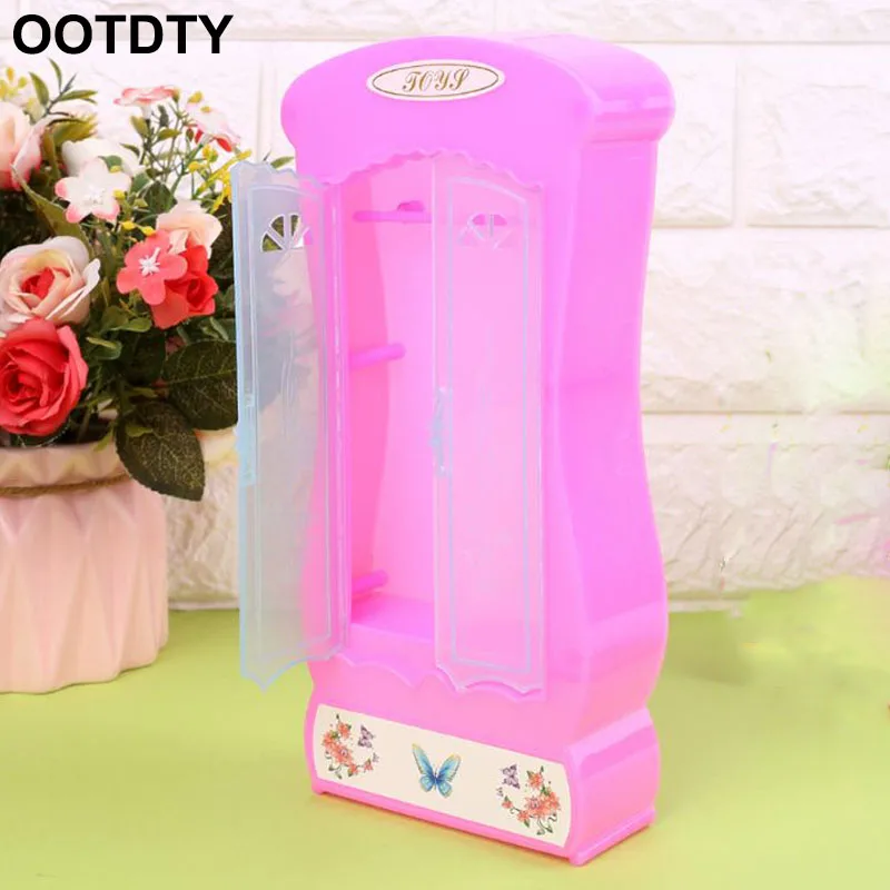 المنزل خزانة خزانة خزانة الأميرة أثاث لعبة للأطفال إكسسوارات دمي الأميرة الاطفال فتاة الهدايا