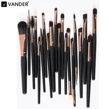 Vander Professional 20pcs Makeup Brushes Set Powder Foundation Lipstick Brush Eyeshadow Eyeliner Cosmetics Kits Pincel maquiagem