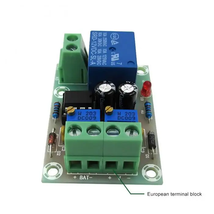 Контроль зарядки аккумулятора Плата Smart power supply Switch Module 12 V/24 V 6-60V WIF66