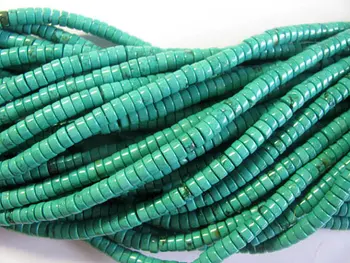 

lot turquoise beads rondelle abacus green blue mixed jewelry beads 3x6mm--3strands 16inch/per strand