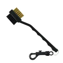 Новая двухсторонняя щетка для чистки гольфа для деревянных утюгов клубов с ручкой AP17