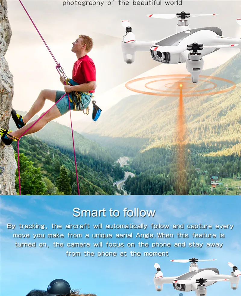 SYMA W1 умный Радиоуправляемый Дрон gps 5G WiFi FPV с 1080P HD регулируемой камерой следующие жесты RC Квадрокоптер RTF Рождественский подарок VS Z1