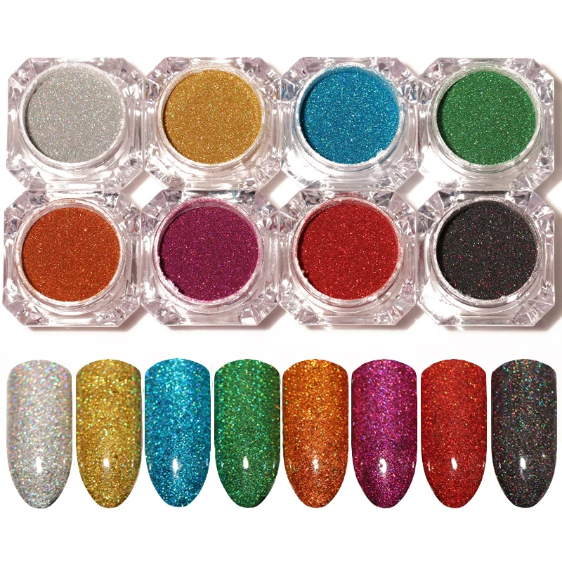 1 مربع الثلاثية الأبعاد بودرة لامعة للأظافر تسلق الكروم الشظية الغبار سباركلي مانيكير مسمار الفن الديكور ل هلام البولندية