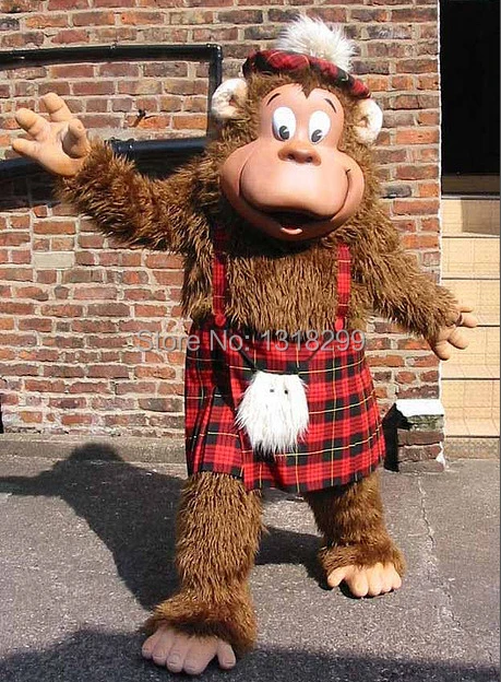 

Костюм талисмана Gorilla, маскарадный костюм, индивидуальный маскарадный костюм, тематический карнавал для косплея