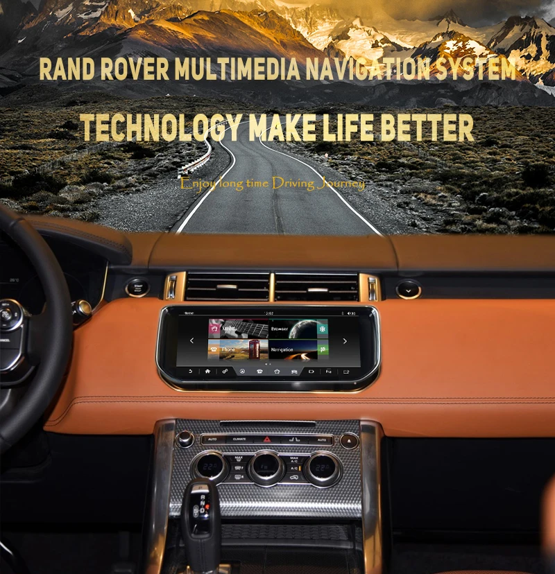 NVTECH мультимедийная навигация gps для Ranger Rover Sport Bluetooth Android 7,1 радио приборная панель dvd-плеер 10,2" 2013