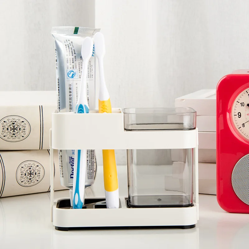 Creative Bathroom Toothbrush Storage Rack Removable Toilet Toothbrush