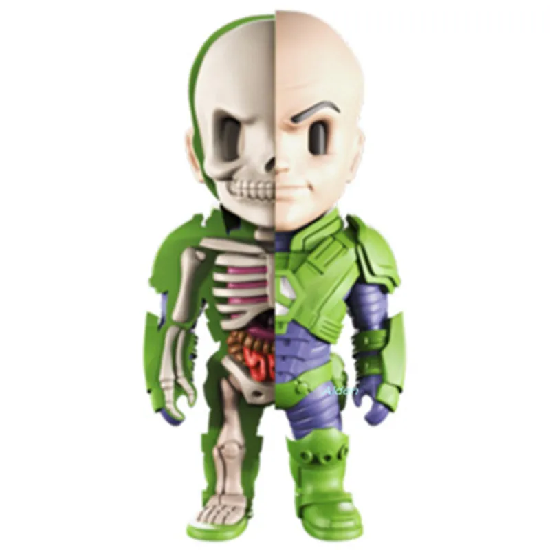 

4" Anatomy Lex Luthor BRIAN BFF 4D Original Fake Street Art Plastic Action Figure Collectible Model Toy BOX 10CM Z1446