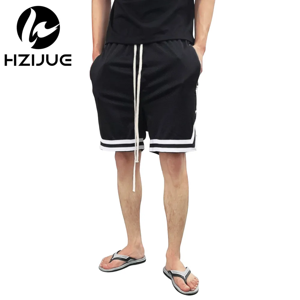 Buy HZIJUE2018 summer Loose Mens Shorts Hip Hop Swag