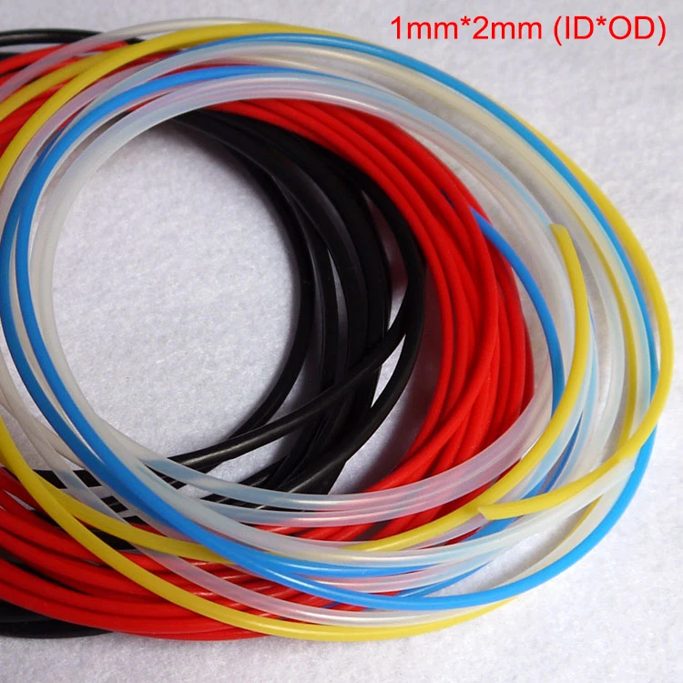 

2M 2X3mm 2*3 ID 2mm OD 3mm Gray Black Red Orange Soft FEP F46 F4 Hose Teflon Pipe PTFE Tube