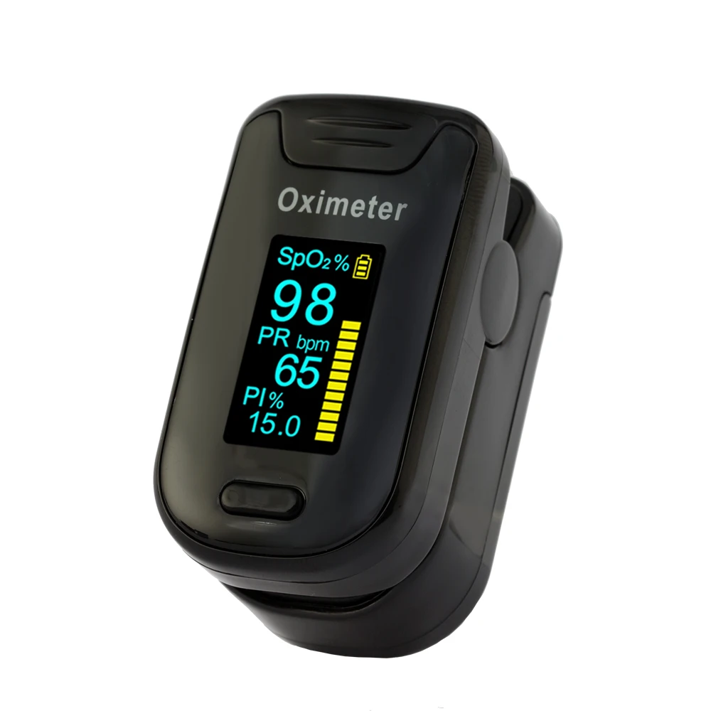 

50%off Digital Pulse Oximeter oximetro de pulso OLED SPO2 PR PI 3 Parameters Sound Beep Alarm 6 Modes 4 Directions